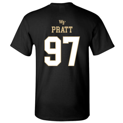 Wake Forest - NCAA Football : Josiah Pratt - Sports Shersey T-Shirt-1