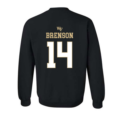Wake Forest - NCAA Football : Chevalier Brenson - Sports Shersey Crewneck Sweatshirt-1