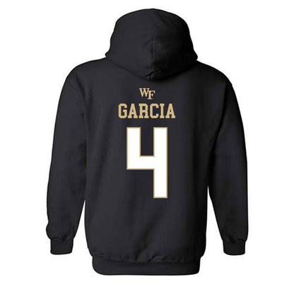 Wake Forest - NCAA Football : Sascha Garcia - Sports Shersey Hooded Sweatshirt-1