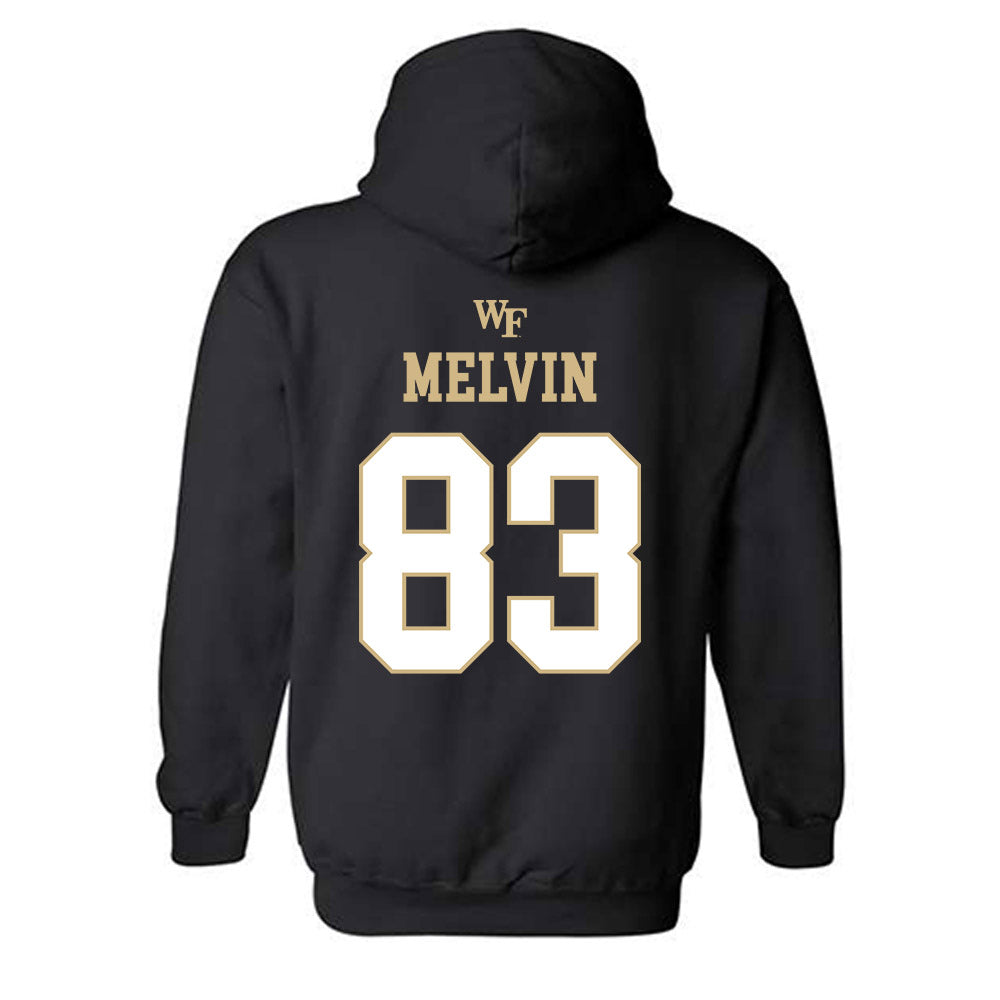 Wake Forest - NCAA Football : Jeremiah Melvin - Hooded Sweatshirt Sports Shersey