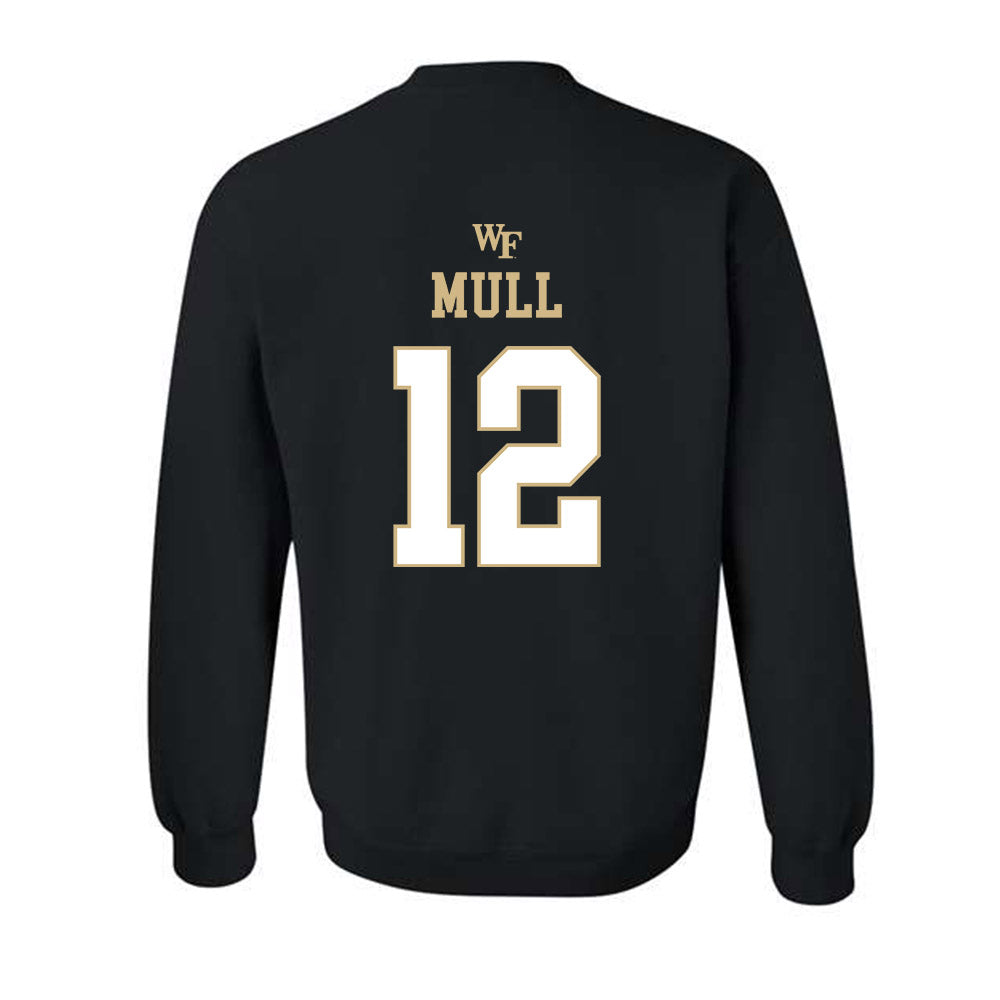 Wake Forest - NCAA Football : Jaxon Mull - Sports Shersey Crewneck Sweatshirt-1