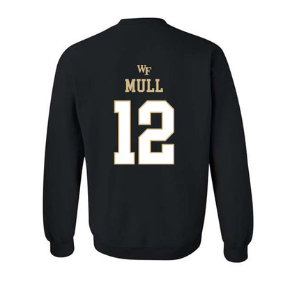 Wake Forest - NCAA Football : Jaxon Mull - Sports Shersey Crewneck Sweatshirt-1
