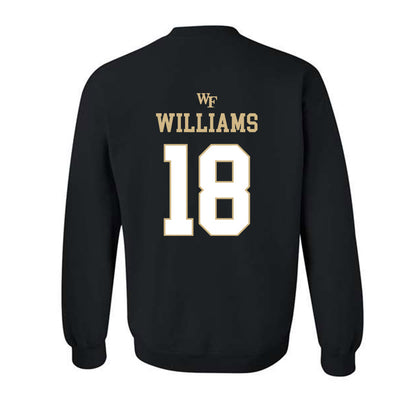 Wake Forest - NCAA Football : BJ Williams - Sports Shersey Crewneck Sweatshirt-1