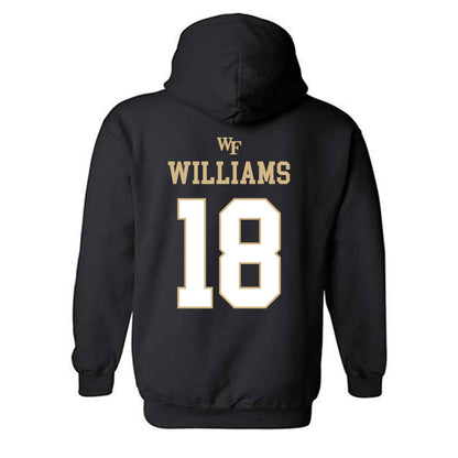 Wake Forest - NCAA Football : BJ Williams - Sports Shersey Hooded Sweatshirt-1