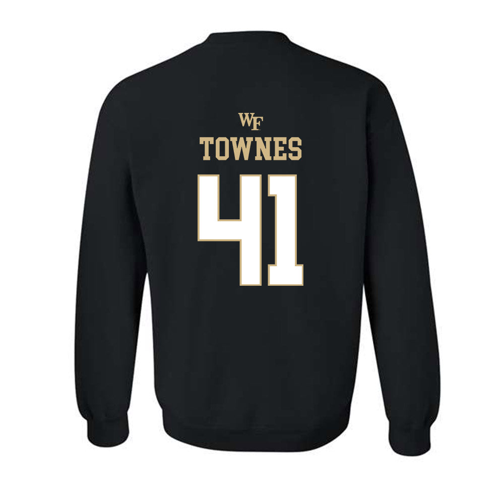 Wake Forest - NCAA Football : Kalil Townes - Sports Shersey Crewneck Sweatshirt-1