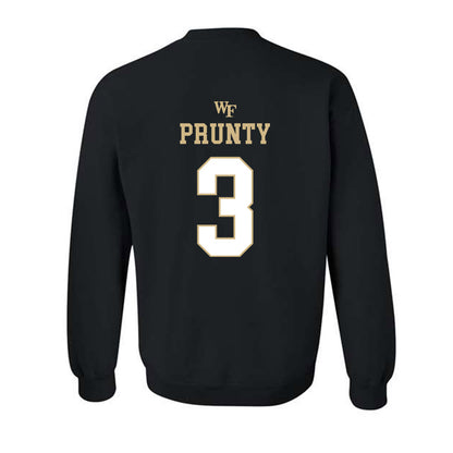 Wake Forest - NCAA Football : Karon Prunty - Sports Shersey Crewneck Sweatshirt-1