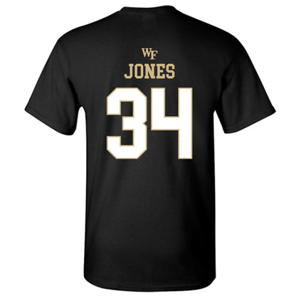 Wake Forest - NCAA Football : Darius Jones - Sports Shersey T-Shirt-1