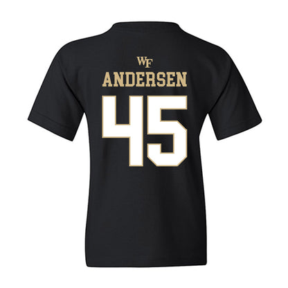 Wake Forest - NCAA Football : Nick Andersen - Sports Shersey Youth T-Shirt-1
