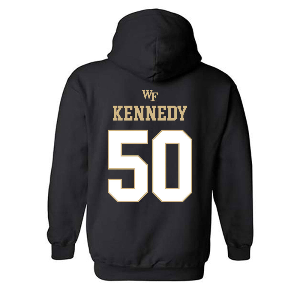 Wake Forest - NCAA Football : Jamarion Kennedy - Sports Shersey Hooded Sweatshirt-1