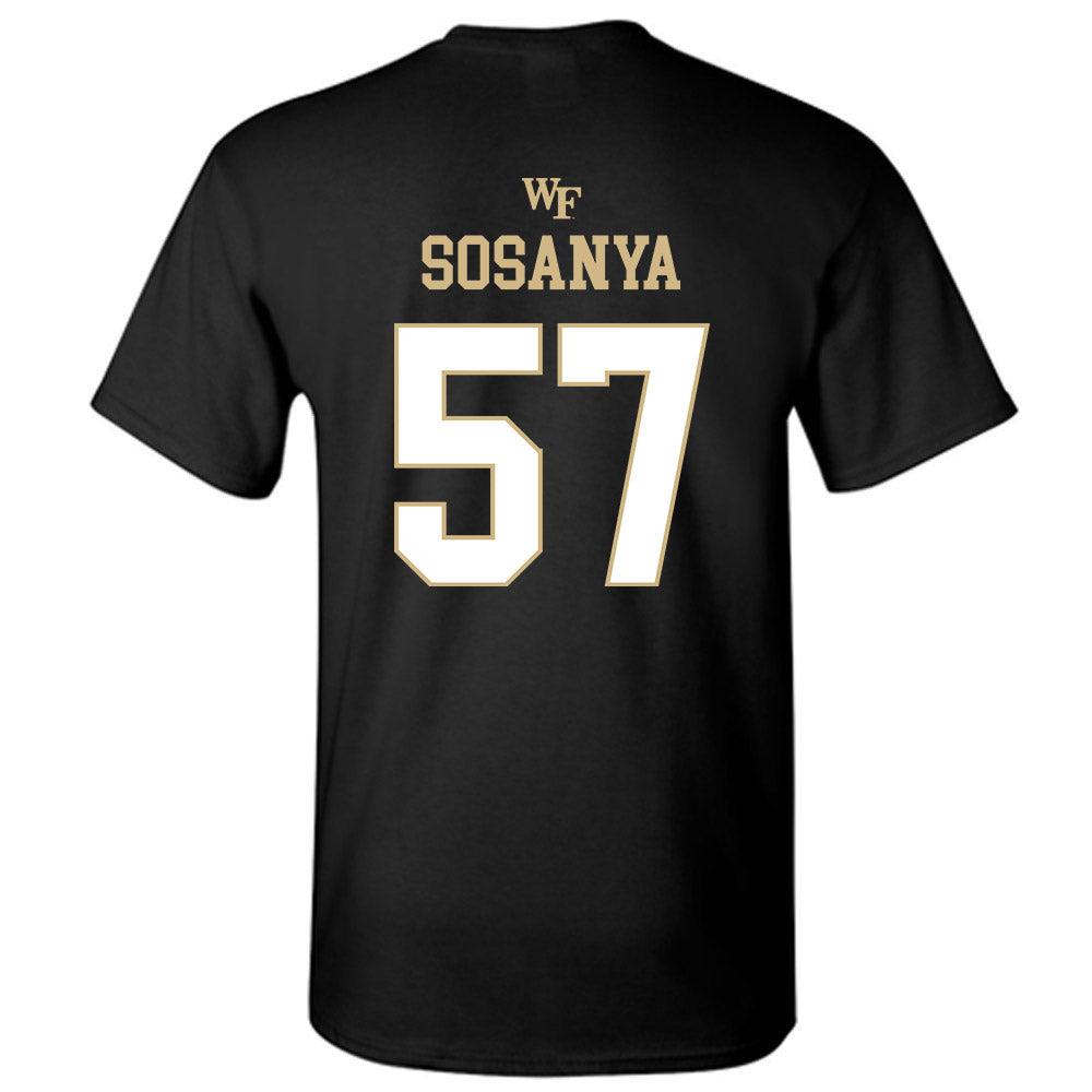 Wake Forest - NCAA Football : Joshua Sosanya - Sports Shersey T-Shirt-1