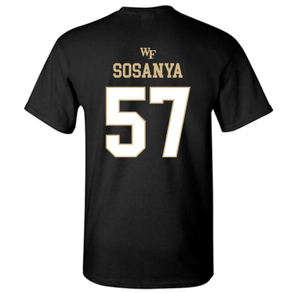 Wake Forest - NCAA Football : Joshua Sosanya - Sports Shersey T-Shirt-1