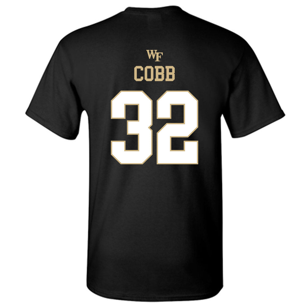 Wake Forest - NCAA Football : Will Cobb - Sports Shersey T-Shirt-1