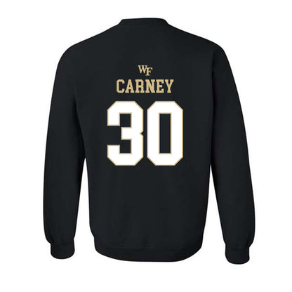 Wake Forest - NCAA Football : Tate Carney - Sports Shersey Crewneck Sweatshirt-1