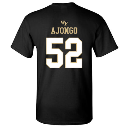 Wake Forest - NCAA Football : Uber Ajongo - Sports Shersey T-Shirt-1