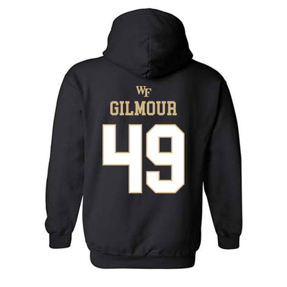 Wake Forest - NCAA Football : Eli Gilmour - Sports Shersey Hooded Sweatshirt-1