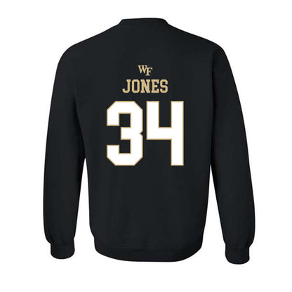 Wake Forest - NCAA Football : Darius Jones - Sports Shersey Crewneck Sweatshirt-1