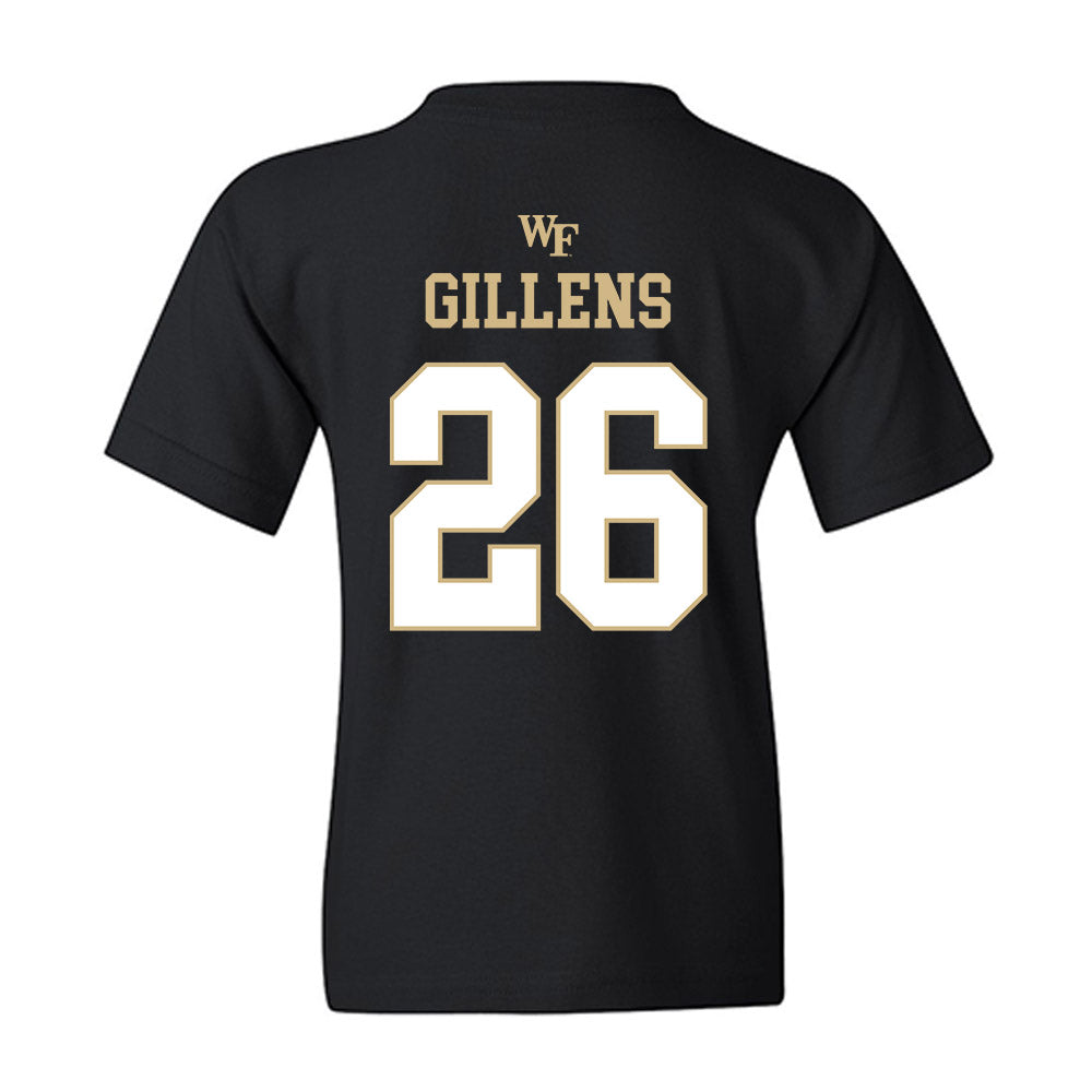Wake Forest - NCAA Football : Fredrick Gillens - Sports Shersey Youth T-Shirt-1