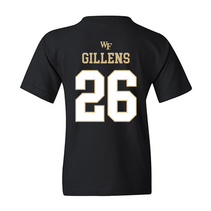 Wake Forest - NCAA Football : Fredrick Gillens - Sports Shersey Youth T-Shirt-1