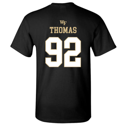 Wake Forest - NCAA Football : Ka'Shawn Thomas - Sports Shersey T-Shirt-1