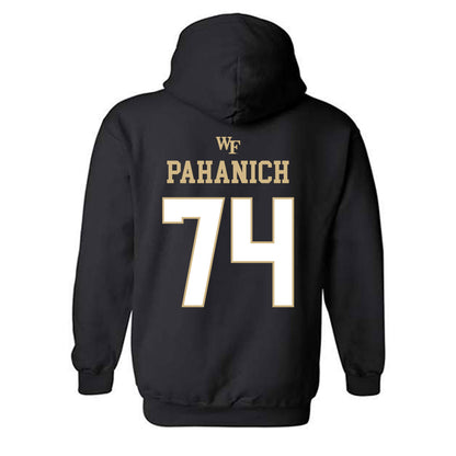 Wake Forest - NCAA Football : Nathan Pahanich - Sports Shersey Hooded Sweatshirt-1