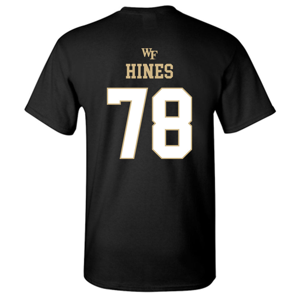 Wake Forest - NCAA Football : Jack Hines - Sports Shersey T-Shirt-1