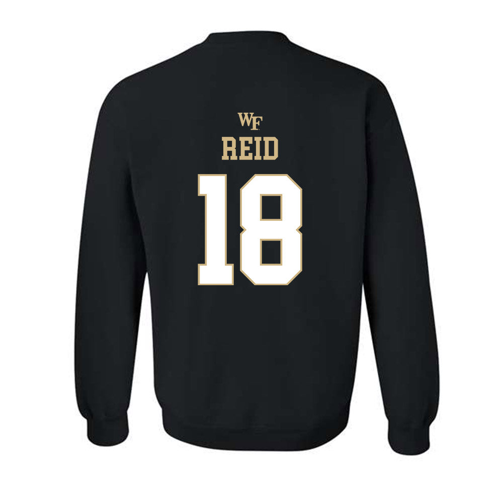 Wake Forest - NCAA Football : Elijah Reid - Sports Shersey Crewneck Sweatshirt-1