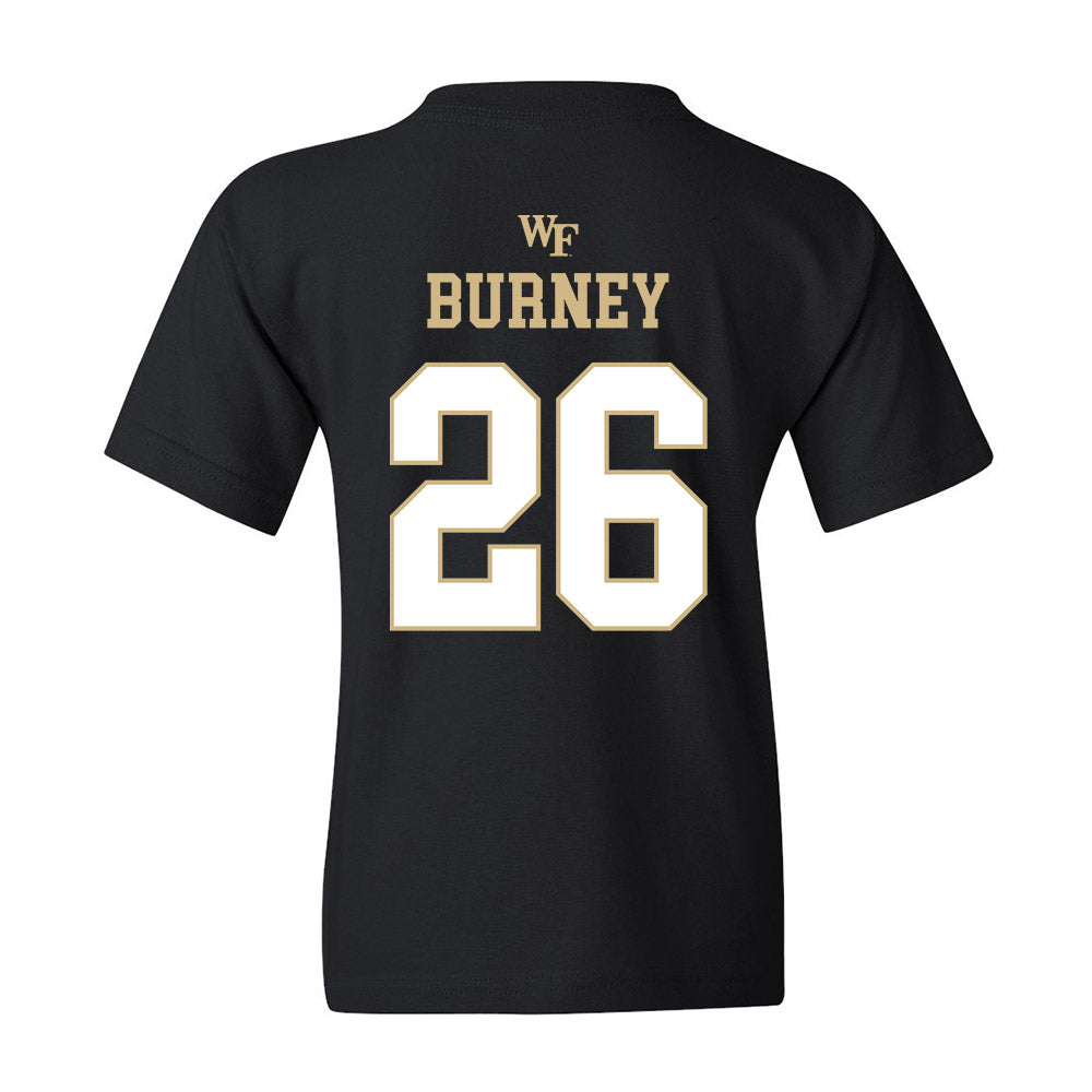 Wake Forest - NCAA Football : Tayshaun Burney - Youth T-Shirt Sports Shersey