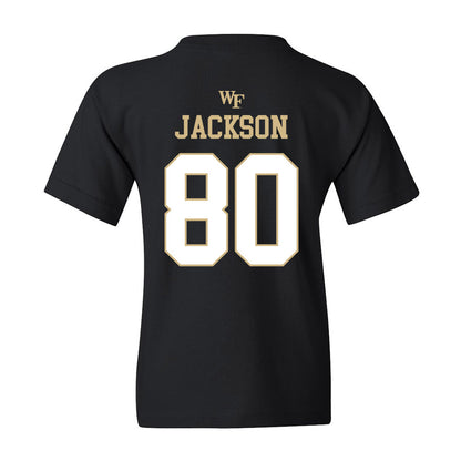 Wake Forest - NCAA Football : Zeek Jackson - Youth T-Shirt Sports Shersey