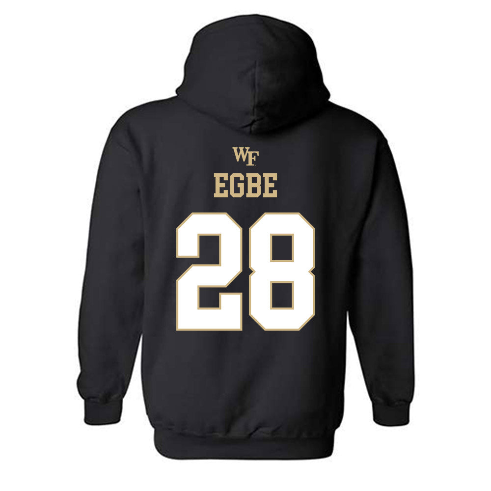 Wake Forest - NCAA Football : David Egbe - Sports Shersey Hooded Sweatshirt-1