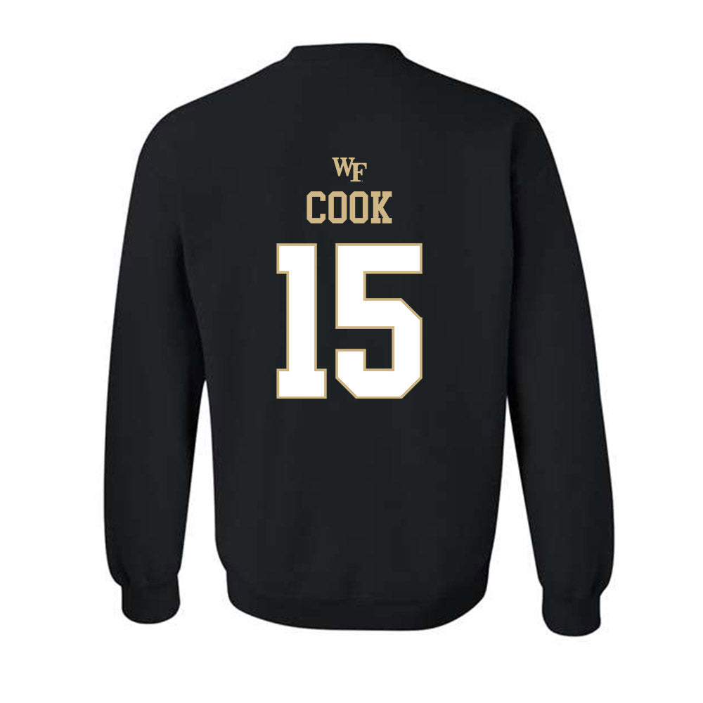 Wake Forest - NCAA Football : Devin Cook - Crewneck Sweatshirt Sports Shersey