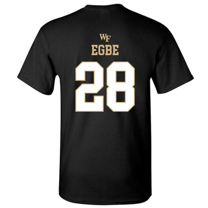 Wake Forest - NCAA Football : David Egbe - Sports Shersey T-Shirt-1