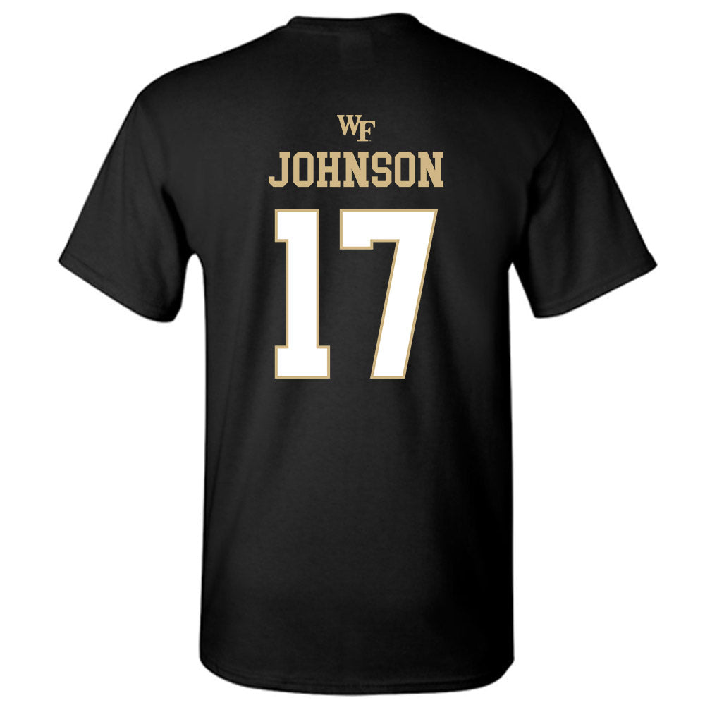 Wake Forest - NCAA Football : Billy Johnson - Sports Shersey T-Shirt-1