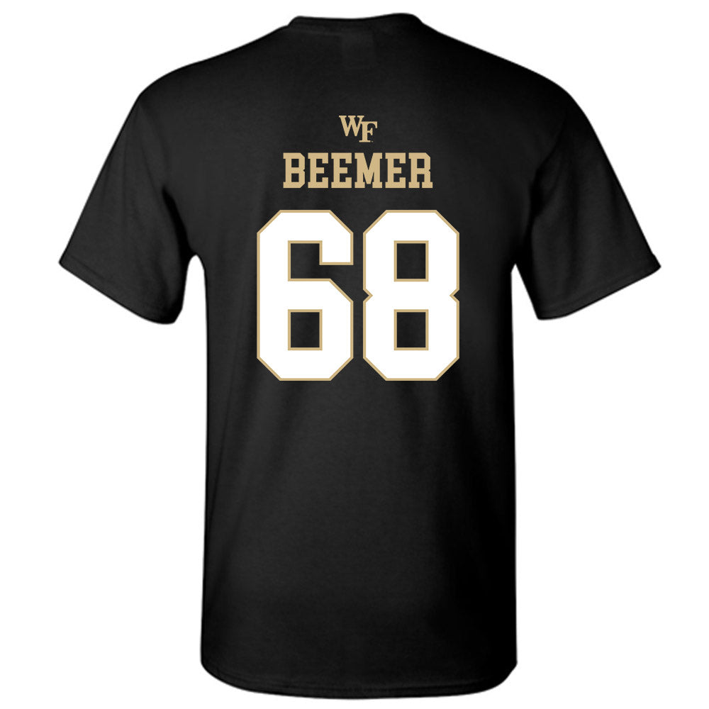 Wake Forest - NCAA Football : Luke Beemer - Sports Shersey T-Shirt-1