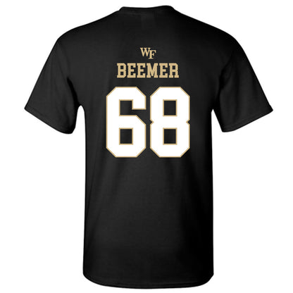 Wake Forest - NCAA Football : Luke Beemer - Sports Shersey T-Shirt-1