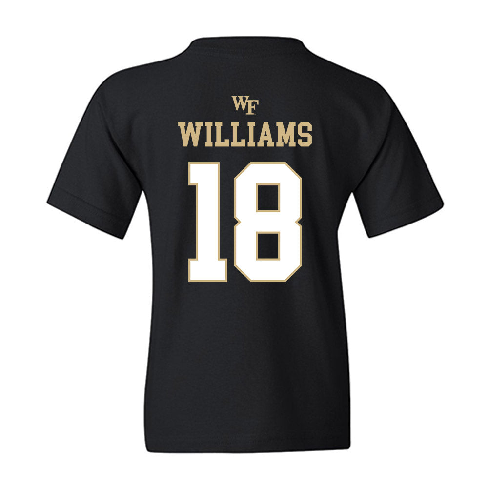 Wake Forest - NCAA Football : BJ Williams - Sports Shersey Youth T-Shirt-1