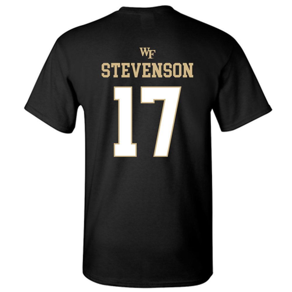 Wake Forest - NCAA Football : Zamari Stevenson - Sports Shersey T-Shirt-1
