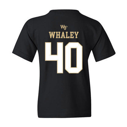 Wake Forest - NCAA Football : Whittman Whaley - Sports Shersey Youth T-Shirt-1
