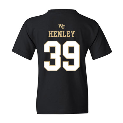 Wake Forest - NCAA Football : Ryan Henley - Sports Shersey Youth T-Shirt-1