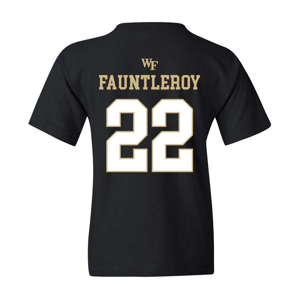 Wake Forest - NCAA Football : Kennedy Fauntleroy - Youth T-Shirt