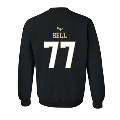 Wake Forest - NCAA Football : George Sell - Sports Shersey Crewneck Sweatshirt-1
