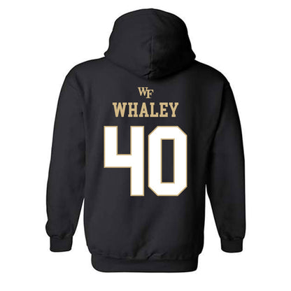 Wake Forest - NCAA Football : Whittman Whaley - Sports Shersey Hooded Sweatshirt-1
