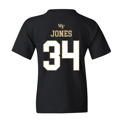 Wake Forest - NCAA Football : Darius Jones - Sports Shersey Youth T-Shirt-1
