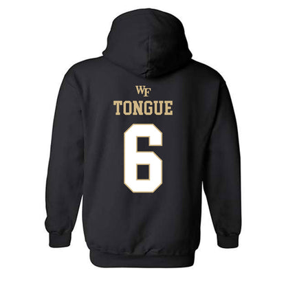 Wake Forest - NCAA Football : Rushaun Tongue - Hooded Sweatshirt Sports Shersey