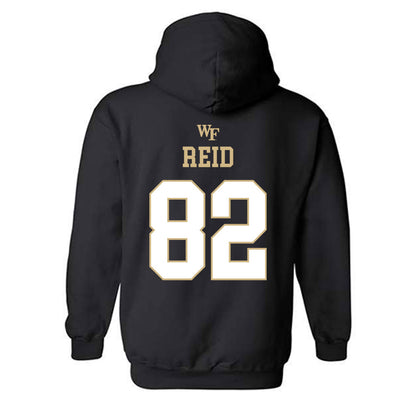 Wake Forest - NCAA Football : Elijah Reid - Hooded Sweatshirt Sports Shersey