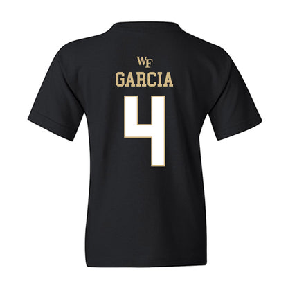 Wake Forest - NCAA Football : Sascha Garcia - Sports Shersey Youth T-Shirt-1
