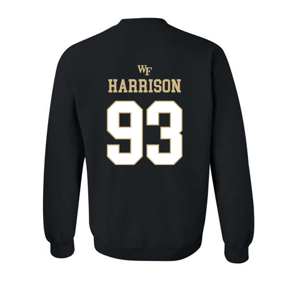 Wake Forest - NCAA Football : Josh Harrison - Sports Shersey Crewneck Sweatshirt-1