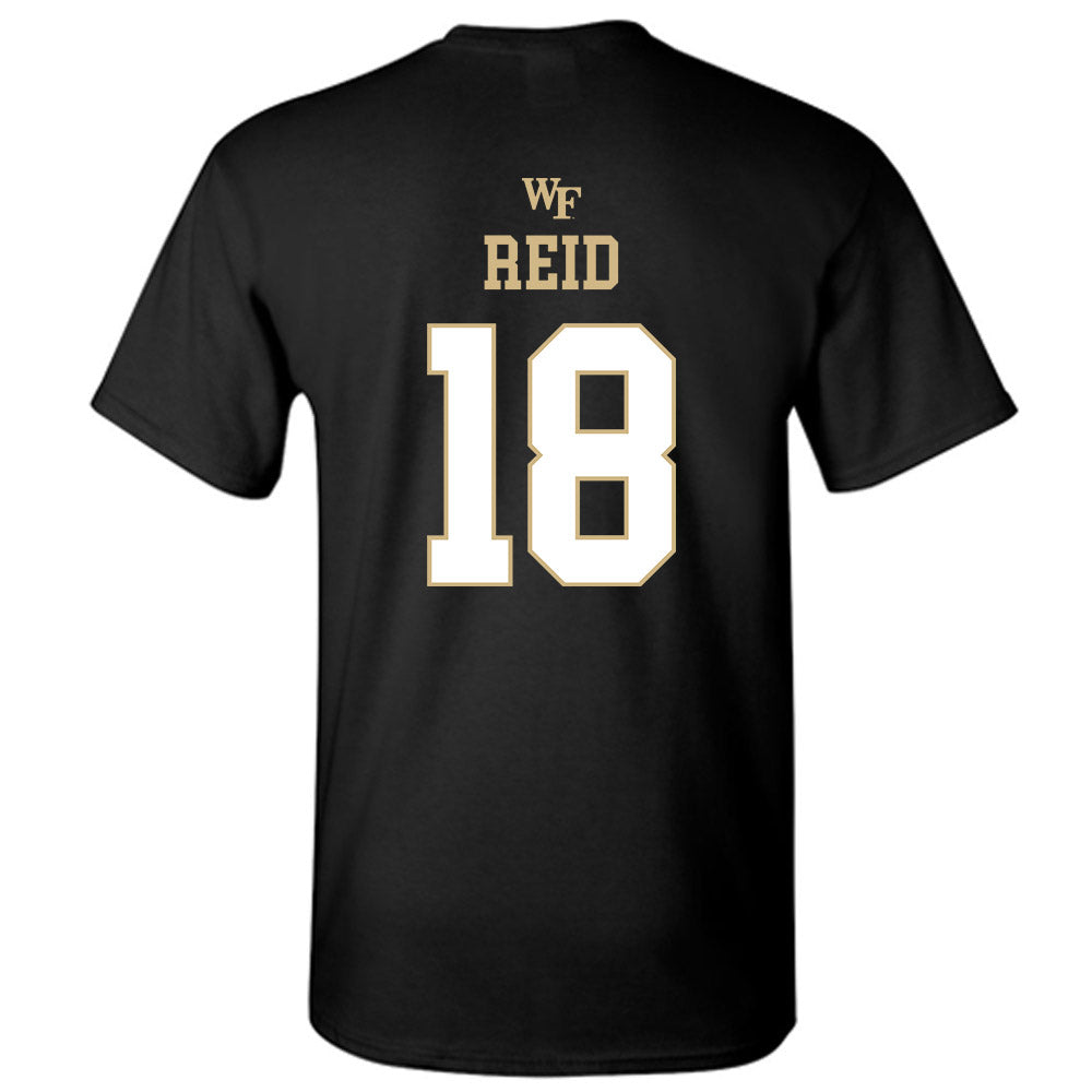 Wake Forest - NCAA Football : Elijah Reid - Sports Shersey T-Shirt-1