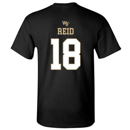 Wake Forest - NCAA Football : Elijah Reid - Sports Shersey T-Shirt-1