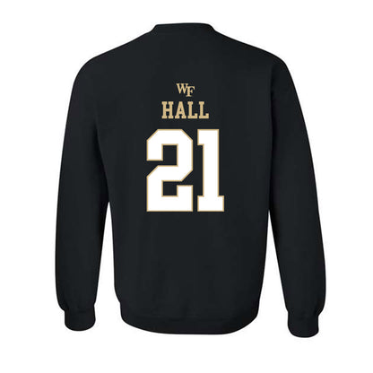 Wake Forest - NCAA Football : Aiden Hall - Sports Shersey Crewneck Sweatshirt-1