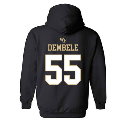 Wake Forest - NCAA Football : Kadear Dembele - Sports Shersey Hooded Sweatshirt-1